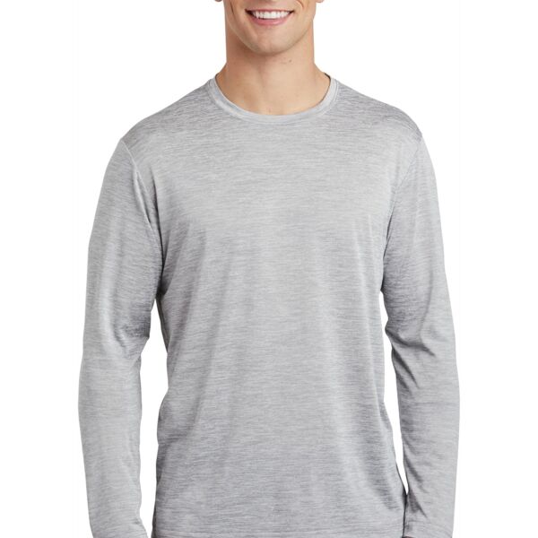 PosiCharge ® Long Sleeve Electric Heather Tee Thumbnail